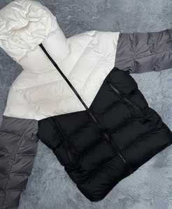 Blouson matelassé unisexe de haute qualité personnalisé, style vintage slim, col montant, toile brodée, logo personnalisé pour l'hiver - Product Image 2