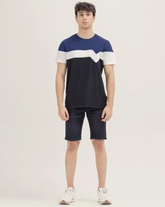 เสื้อยืดผ้าฝ้าย100% โอเวอร์ไซส์ของผู้ชายน้ำหนักมากพิมพ์ลายดิจิตอลแบบกำหนดเอง - Product Image 2