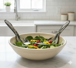 Elegant Natural Horn Disposable Serving <b>Spoon</b> Fork <b>Set</b> with <b>Wooden</b> Handle for Party Dining at Factory Price - Product Image 1