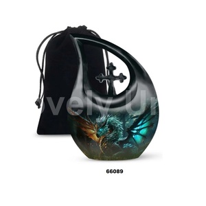 โกศบรรจุอัฐิรูปมังกรสวยงามสำหรับผู้ใหญ่ พร้อมถุงกำมะหยี่ฟรี - Product Image 2