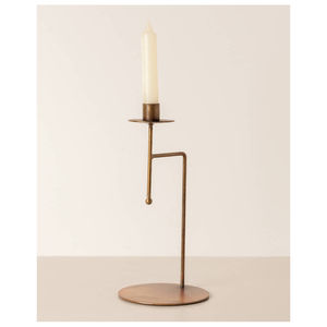 ที่วางเทียนแต่งงานหรูหราขายดี งานแฮนด์เมดเคลือบสีผงหลากสี วัสดุโลหะเหล็กสีเงิน สำหรับคริสต์มาส - Product Image 4