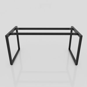 HCRT007 - Patas de Mesa Rectangulares de Hierro de 80x160cm, Requiere Ensamblaje, Estilo Industrial, Muebles de Oficina - Product Image 2