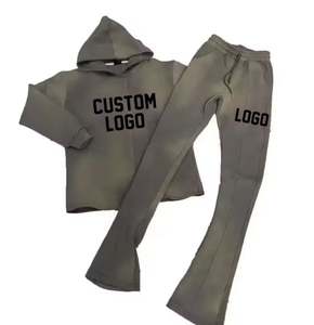 Survêtements décontractés pour hommes, vêtements de course lourds et unis, survêtements délavés à l'acide pour hommes, nouvel arrivage - Product Image 1