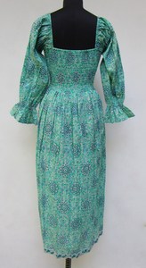 Novedad de 2023, vestido largo acampanado con estampado de flores Ditsy de algodón, ropa India informal para mujer, tallas gratis y 6XL disponibles - Product Image 3