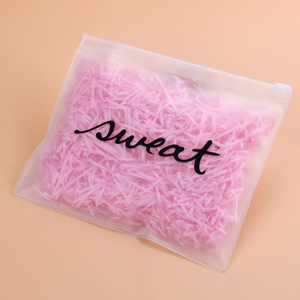 Dust Proof Frosted Matte <b>PVC</b> Slider Zipper Bag Apparel Packaging Custom Print Wholesale OEM - Product Image 3