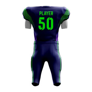 Ensemble de compression de club pour jeunes avec logo brodé personnalisé, de haute qualité, sublimé, uniformes de football américain, vente en gros aux États-Unis - Product Image 3