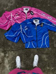 Streetwear d'été pour hommes, coupe-vent en nylon personnalisé du fabricant, ensemble short 2 pièces, survêtements grande taille imprimés - Product Image 4