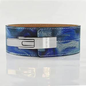 เข็มขัดคันโยกยกน้ำหนัก4นิ้วกว้าง10มม. ความหนาสำหรับการฝึกด้วยพลังงานด้านหลังพร้อมหัวเข็มขัดเหล็กแบบปรับได้ - Product Image 4