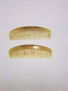 Organic Anti-Static Comb From India Traditional Horn Comb for Personal & Salon Use Natural Crafts - Product Image 5