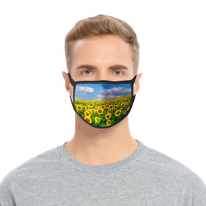 มาส์กหน้าระบายอากาศได้ดีสำหรับผู้หญิงแบบมืออาชีพพิมพ์ซับลิเมชันในสีต่างๆทำจากผ้าไหมสำหรับงานปาร์ตี้ - Product Image 2