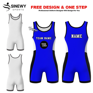 Camiseta DE LUCHA elástica de LICRA/poliéster personalizable para niñas con logotipo frontal para entrenamiento de competición - Product Image 4