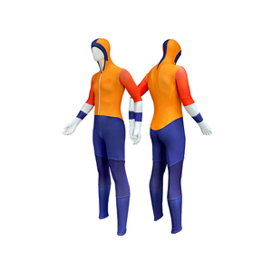 Wholesale Custom Unisex <b>Ski</b> Suits Winter Waterproof Zipper Printed Breathable Quick Dry <b>Snowboard</b> Ice Skating Competition Racing - Product Image 4