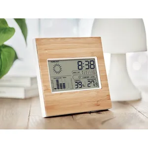 Turku Bamboo <b>Weather</b> <b>Station</b> Sustainable Gift Set for Merchandising - Product Image 3