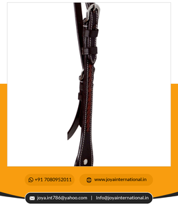 Estern eaeether ne Ear eadstall/riridle ORSE ACK in Brown con Matching Ural atural y eaveaved esesign - Product Image 4