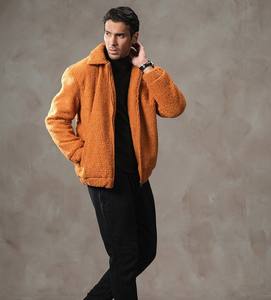 Chaqueta Sherpa de Alta Calidad para Hombre, Manga Larga, con Cierre, Gruesa, Transpirable, con Cuello Alto, Logotipo Frontal, Talla Grande - Product Image 4