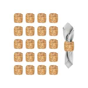 Anneau de serviette en jacinthe d'eau pour la décoration de table - Product Image 1