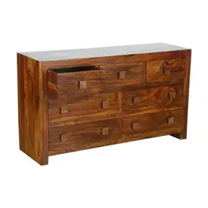 Cajón de madera maciza, cómoda para sala de estar, armario de latón de Metal Industrial rústico, muebles de Loft escandinavos Retro OEM