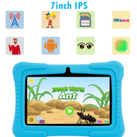 7 "mavi çocuklar yeni Tablet eğitim kalem teşhir rafı LCD anti-şok dokunmatik Android PC için çocuk WiFi ucuz silikon kılıf tutucu