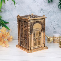 Coran sacré, couverture rigide en cuir, boîte en métal gaufrée, reliure cousue, livre islamique, logo personnalisé, écriture de Médine, Eid, Ramadan, Allah