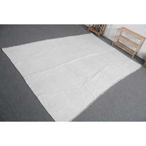 Tapis turc 6x3,2 pieds (184x98 cm), tapis oriental vintage blanc - Product Image 4
