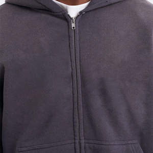 Sweat à capuche oversize streetwear en molleton de coton premium, épaules tombantes, 450 GSM, pull chaud unisexe pour design personnalisé - Product Image 5