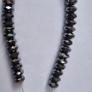 Perles de moissanite noire de 10 mm, perles rondes de moissanite noire, perles facettées, diamant de qualité AAA, bijoux en moissanite - Product Image 5