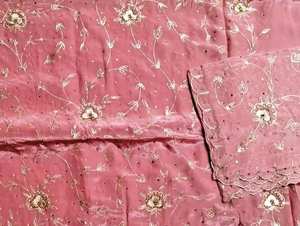 ชุดสูททำงานเย็บปักด้วยมือดีไซน์เนอร์ทันสมัยชุดสูททำงานปักลายด้านล่างผ้าชิออนสวยสไตล์อินเดียแบบดั้งเดิม - Product Image 4