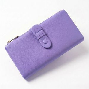 Vintage Ladies <b>Long</b> <b>Wallet</b> with Detachable Zipper and Button Closure - Product Image 5