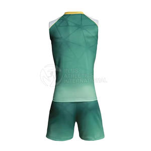 Kit de voleibol para hombres con tela flexible y gráficos sublimados para uso escolar y de torneo, conjunto de voleibol duradero para hombres - Product Image 3