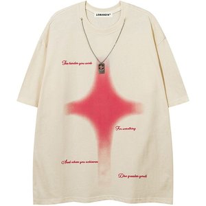 T-shirts pour hommes Vente en gros de haute qualité 100% coton 230G Impression enzymatique Lavage à l'épaule T-shirts pour hommes lourds - Product Image 1