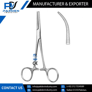 Forceps haemostáticos Kocher Nippon de acero inoxidable 100%, diseño personalizado OEM, precio barato - Product Image 3