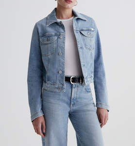 Veste en jean courte personnalisée de haute qualité pour femmes, respirante, streetwear, vente en gros, OEM, mode décontractée, coton - Product Image 1