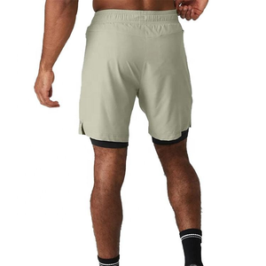 กางเกงขาสั้นผ้าไนลอนสำหรับวิ่งของผู้ชายกางเกงสำหรับฤดูร้อนกางเกงขาสั้นสำหรับผู้ชายผ้าโพลีเอสเตอร์100% โลโก้ตามสั่งหลากสี - Product Image 2