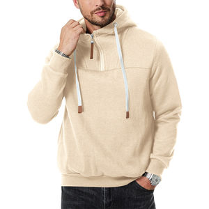 2025 personalizado 400gsm doble capa primavera y otoño Sudadera con capucha para hombre cremallera multibolsillo pulóver deportes Casual básicos Sudadera con capucha - Product Image 5