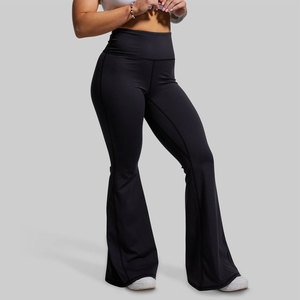 Custom Design Yoga <b>Legging</b> Spandex Polyester Made Women <b>Flare</b> <b>Legging</b> Unique Style Women <b>Flare</b> <b>Legging</b> - Product Image 1