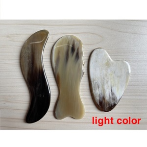 Masseur Gua Sha en corne de buffle de la meilleure qualité pour la beauté du visage et du corps, accessoire de qualité supérieure pour le cuir chevel, forme personnalisée - Product Image 2