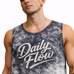 Camiseta sin Mangas para Hombre, Color Gris Oscuro, Tejido Elástico de Poliéster y Spandex, Secado Rápido, Transpirable, Estilo Moderno, Informal, para Fitness - Product Image 3