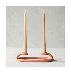 Bougeoir pilier en bois blanchi moderne Bougeoirs nouveau design pour la décoration de la maison et la décoration de table d'événement de mariage - Product Image 5