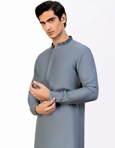 Shalwar Kameez vêtements de fête respirants avec impression de logo personnalisé en coton de haute qualité pour hommes - Product Image 1