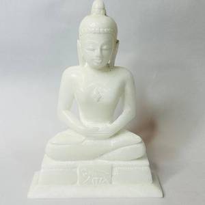 Hermosa estatua de Buda de color, artículo de lujo de ídolo de mármol puro Natural hecho a mano con patrón de modelo 3D, precio de bestia al por mayor, el mejor - Product Image 1