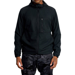 Chaqueta cortavientos para hombre de alta calidad, nuevo diseño, impermeable, de lona de poliéster, con cuello levantado para primavera - Product Image 1