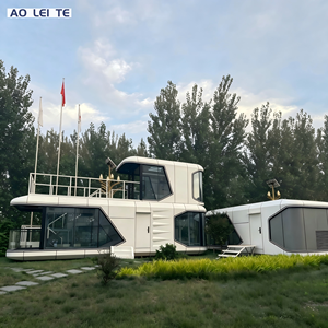 Capsula Spaziale di Lusso a Due Piani, Interni Spaziosi, Ottimo Isolamento, con Scale Esterne, Ideale per <span class=keywords><strong>Hotel</strong></span> o Residenze - Product Image 1