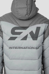 Veste d'hiver épaisse à capuche en duvet personnalisée, vêtements décontractés de rue, best-seller, pour hommes, de haute qualité, respirante - Product Image 5