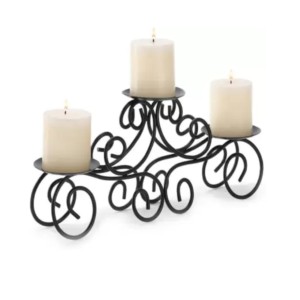 Portavelas de hierro de diseño único para el hogar, soporte de Metal decorativo de alta calidad - Product Image 2