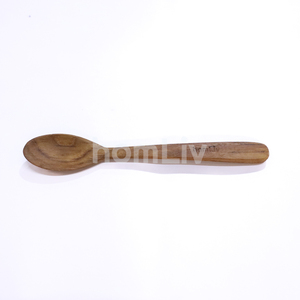 Handmade Natural Teak Wooden Spoon Wooden Handle Dinner Sustainable Material Spoon Brown <b>Flatware</b> for Kitchen Dining - Product Image 2