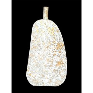 Ensemble de vases à fleurs blancs en feuille d'or de luxe nordique |   Vases de table hauts et modernes à l'aspect vieilli pour la décoration intérieure et les centres de table de mariage - Product Image 2
