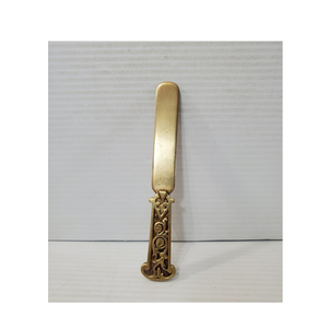 มีดเนยทองเหลือง มีดเนยสำหรับชีส เครื่องมือมีดเนยเหล็กขัดเงา มีดปาดชีส - Product Image 3