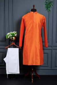 แบบดั้งเดิมสวมใส่เรยอนการเข้ารหัสลำดับ kurta กับชุดนอนไวน์ - Product Image 5