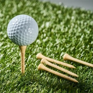 100 PCS/PACK BAMBOO TEE GOLF WOOD TEE GOLF QUATRE TAILLE OPTION (35MM, 50MM et 70MM DE LONGUEUR) DU BLEU LOTUS VIETNAM 2024 - Product Image 4