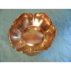 Bol en cuivre classique pour la décoration de la cuisine et le service des repas, ajoutant une touche rustique et élégante à toute pièce ou à toute table, charme frais - Product Image 6